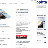 Ophta, la revue de la SSO