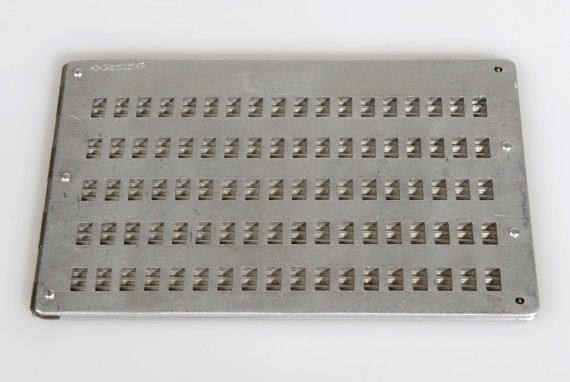 Tablette  sillons recto verso 5 lignes x 18 caractres